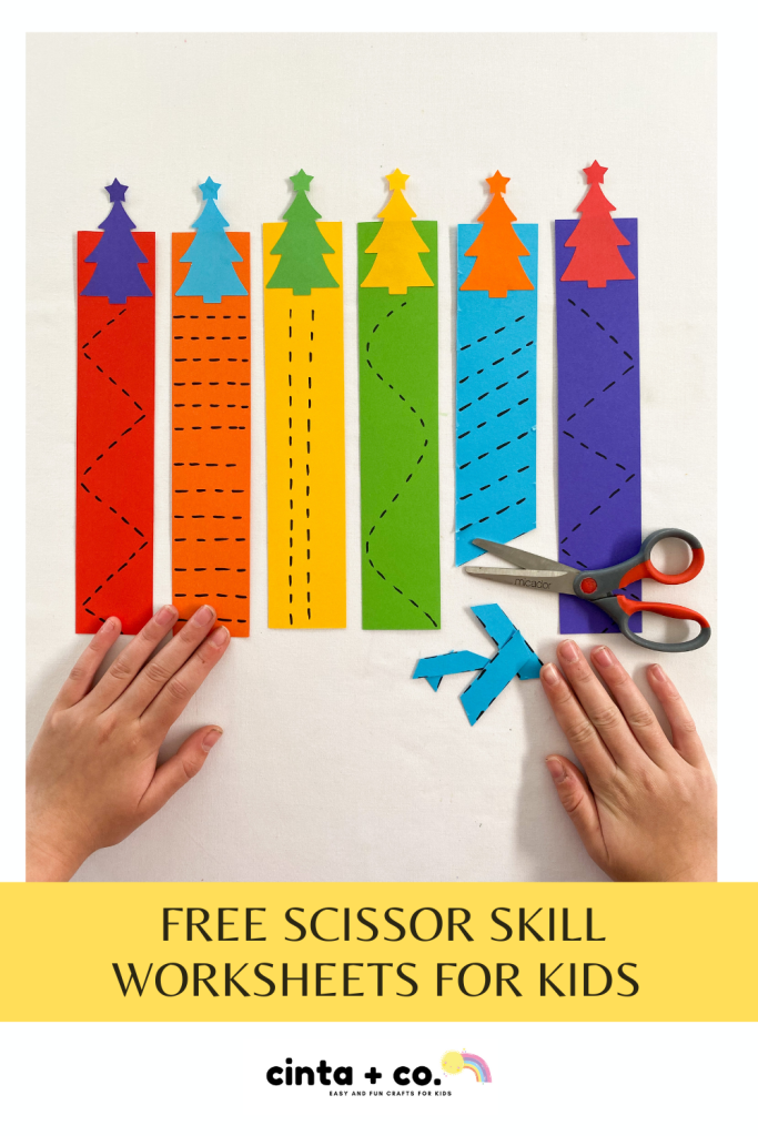 Christmas Scissor Skills for Kids